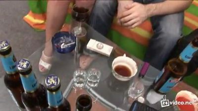Русская пьяная шалава. кончил в маму